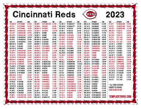 reds baseball schedule 2023 away games